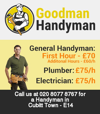 Local handyman rates for Cubitt Town